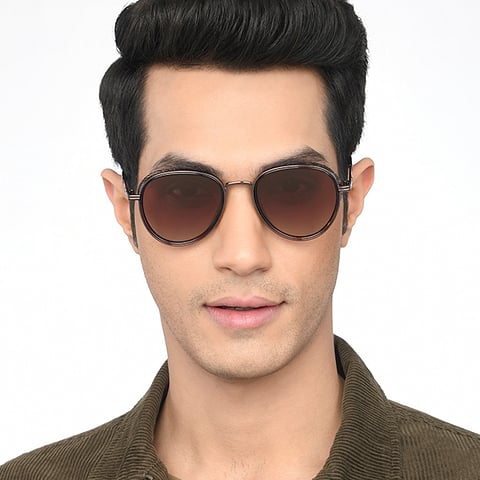 Hazen Optics Light Brown Full Aviator - Image 2